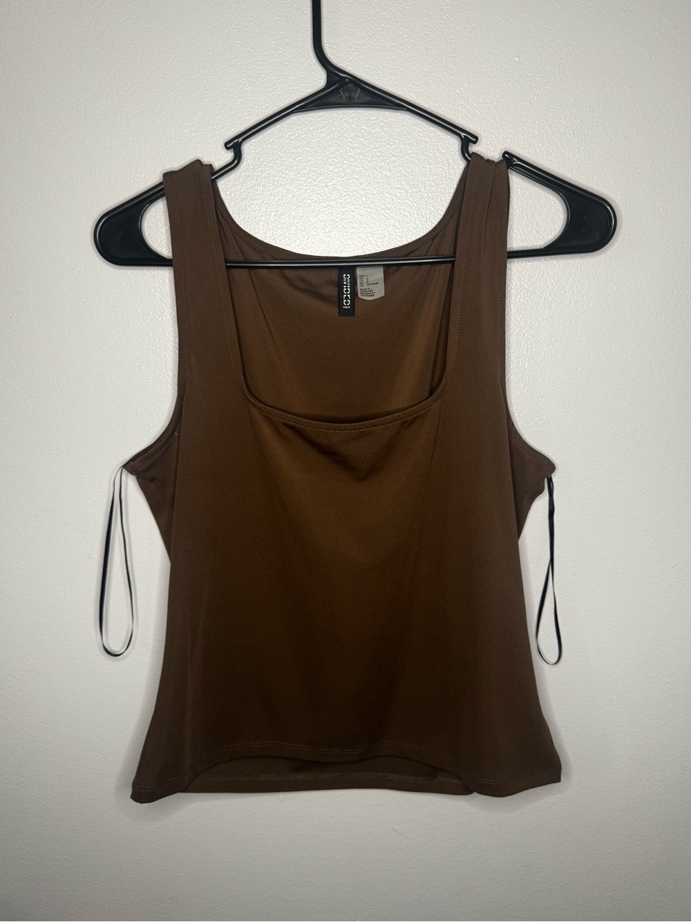 H&M Brown Scoop Neck Tank Top